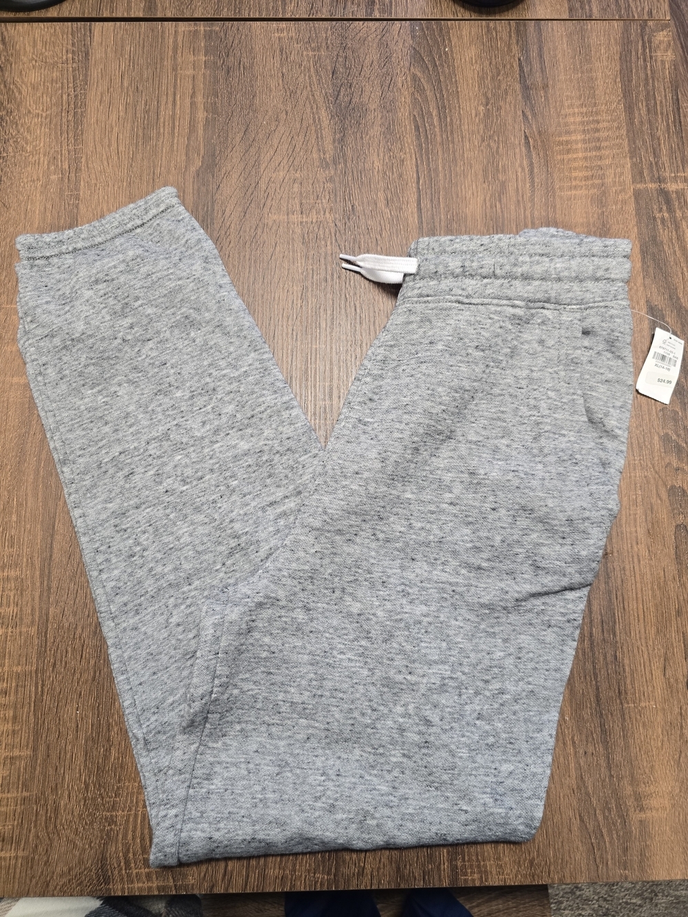 Old Navy Kids Gray Fleece Jogger Sweatpants XL (14-16) NWT Soft Pull-On